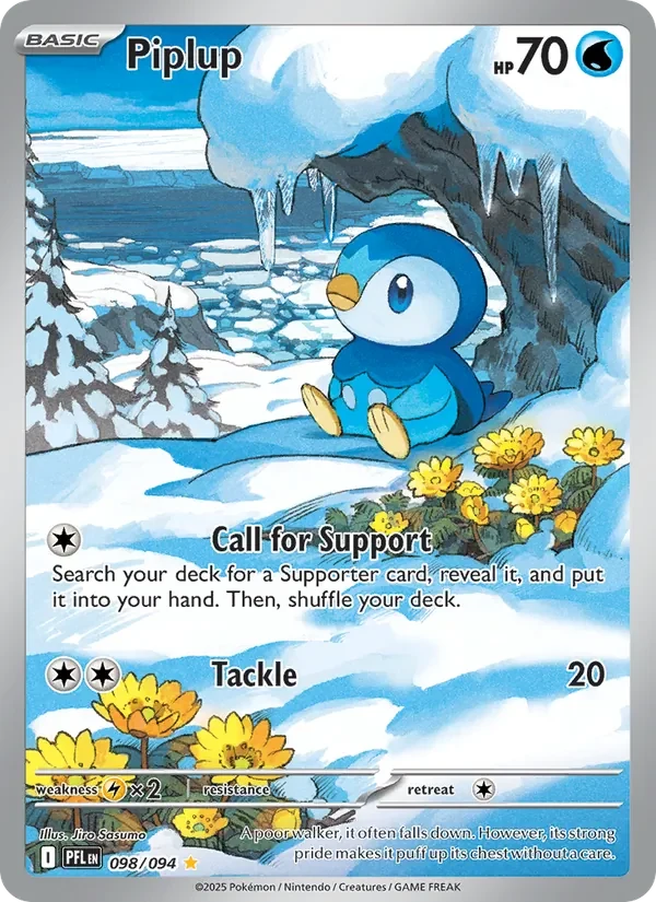 Piplup 098/094 card scan