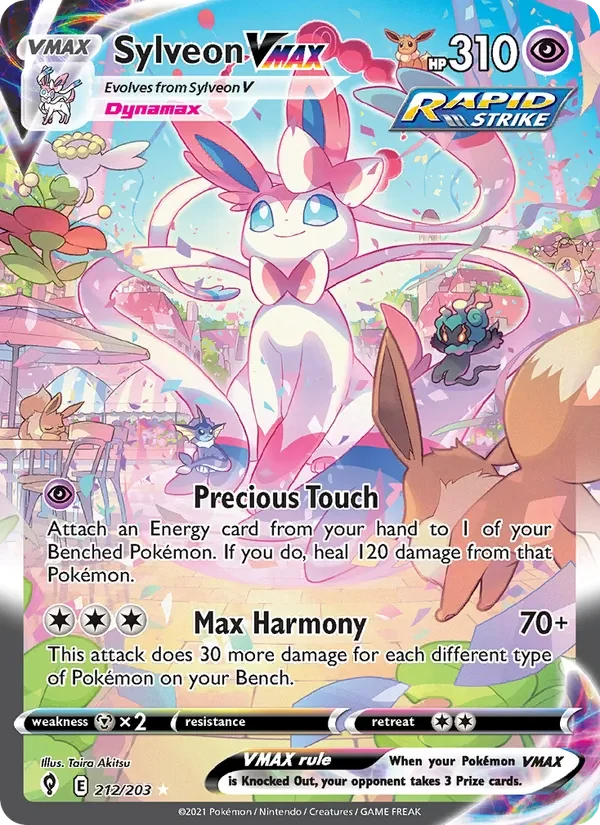 Sylveon VMAX 212/203 card scan