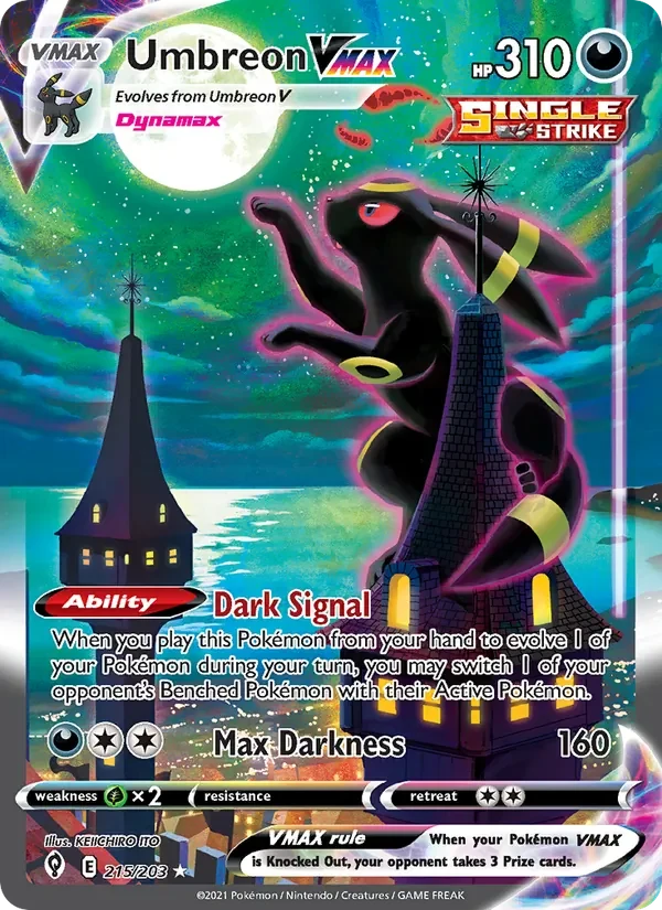Umbreon VMAX 215/203 card scan