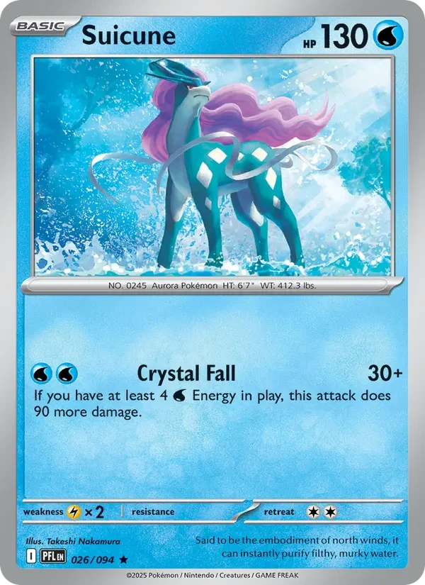 Suicune 026/094 card scan