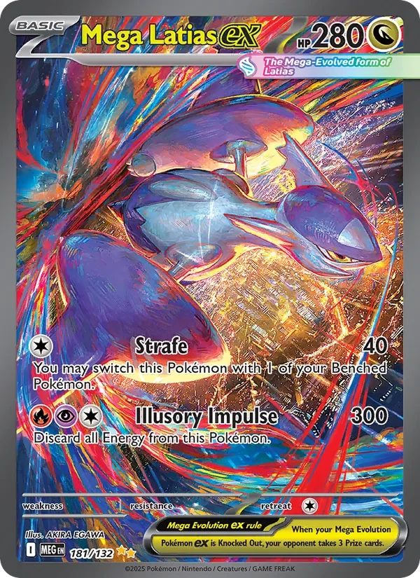 Mega Latias ex 181/132 card scan