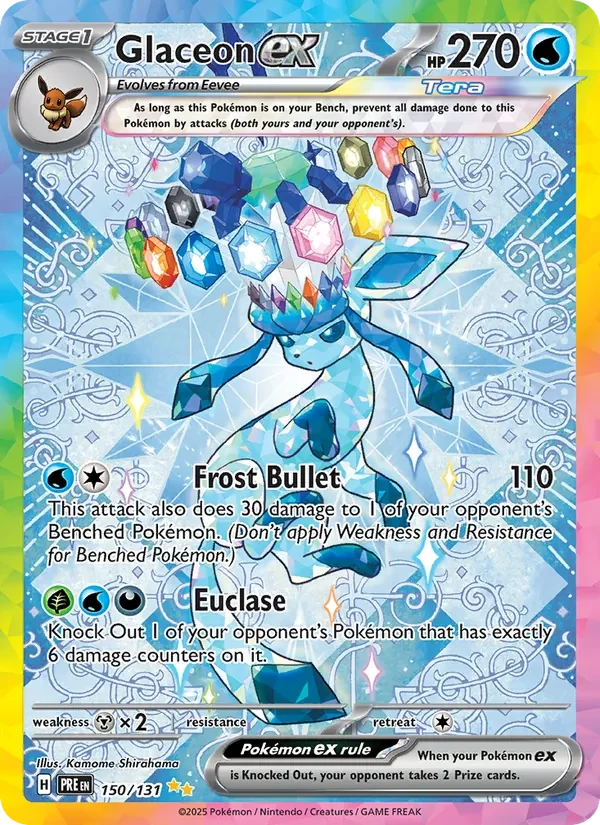 Glaceon ex 150/131 card scan