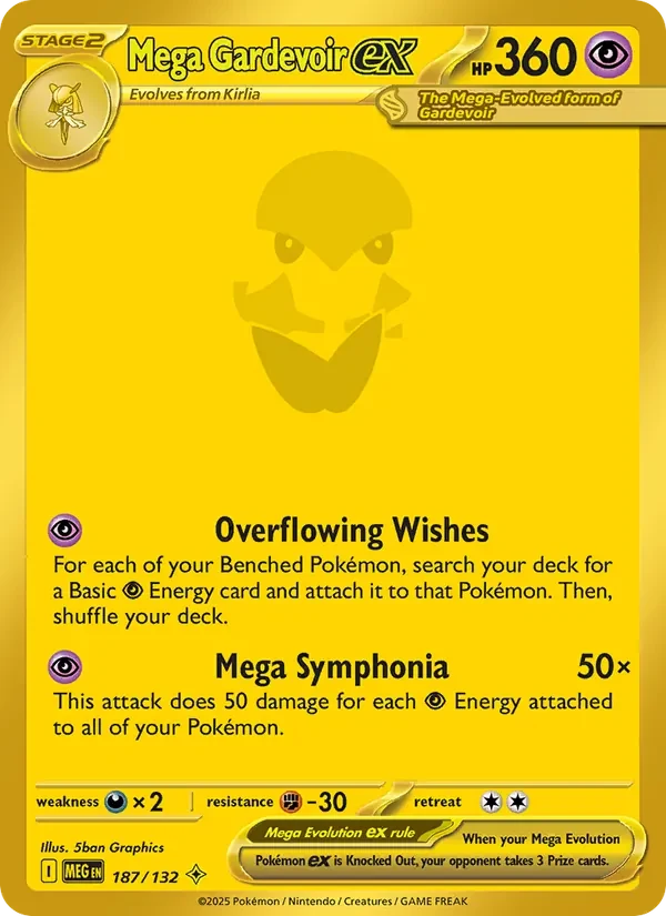 Mega Gardevoir ex 187/132 card scan
