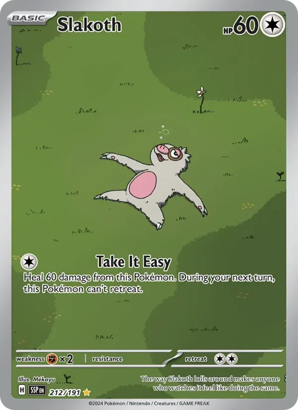 Slakoth 212/191 card scan