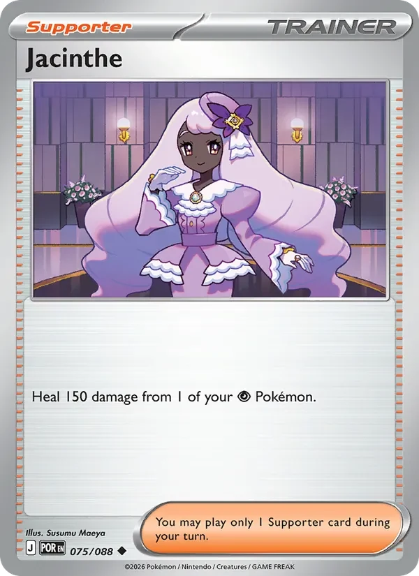 Jacinthe 075/088 Perfect Order Pokémon card, Uncommon, front scan