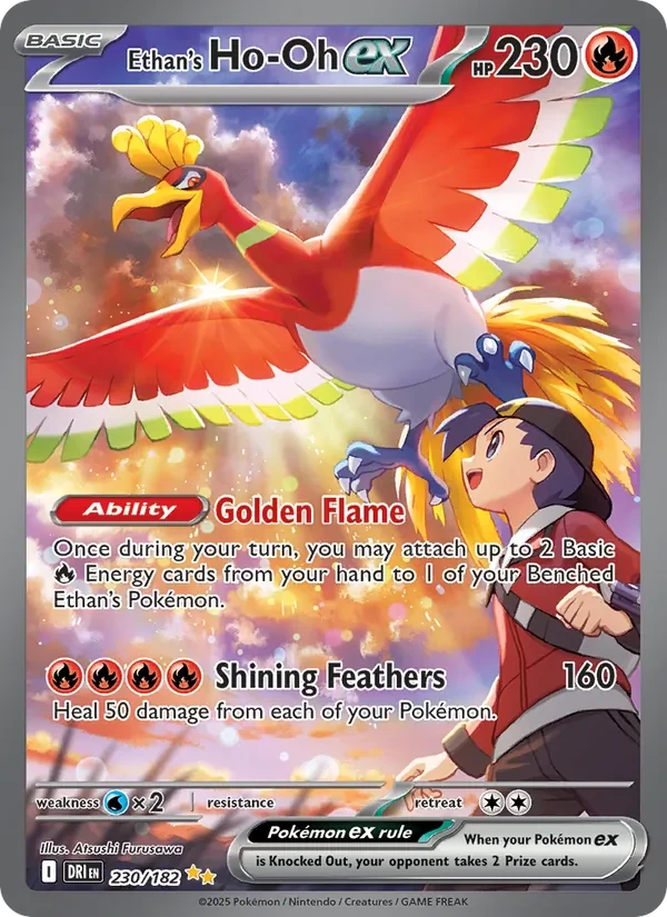 Ethan's Ho-Oh ex 230/182 card scan