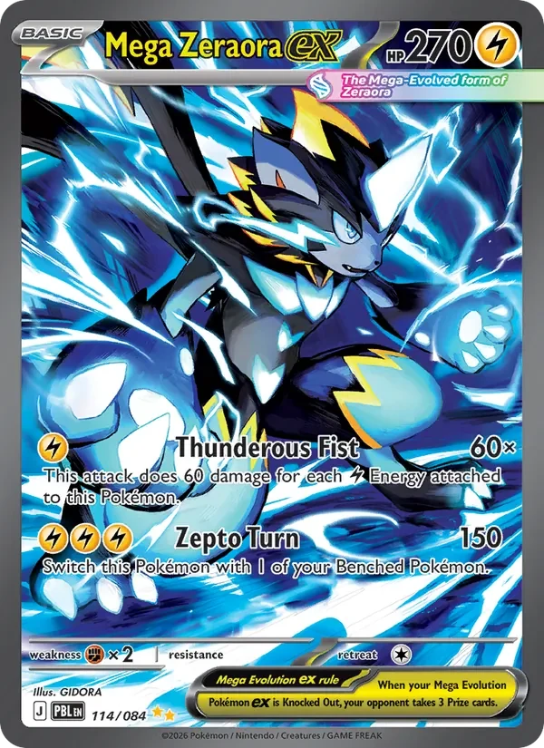 Mega Zeraora ex 114/084 card scan