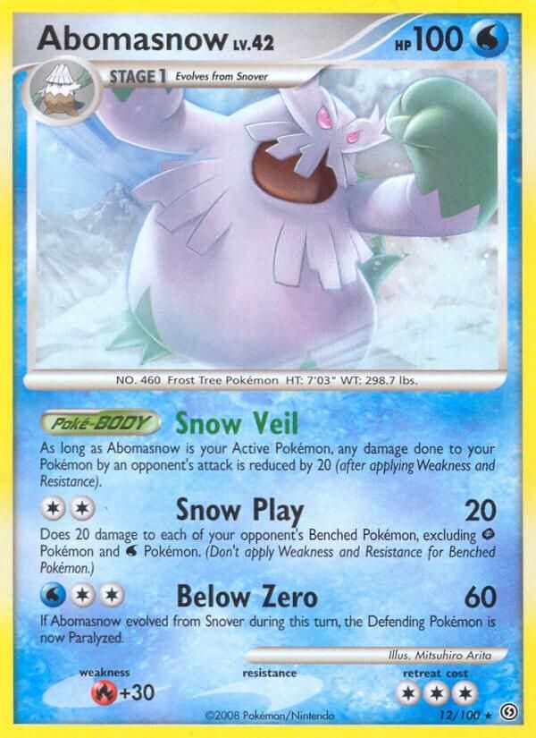 PSA 10 Abomasnow Legends Awakened graded Pokémon card
