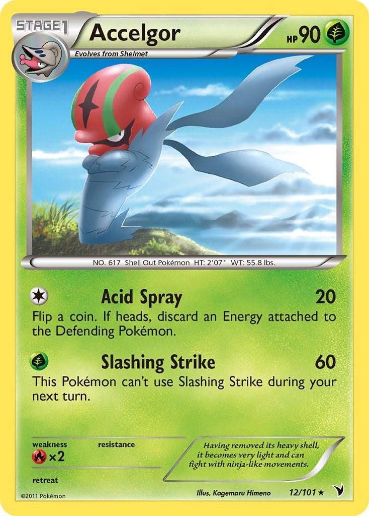 PSA 10 Accelgor Noble Victories graded Pokémon card