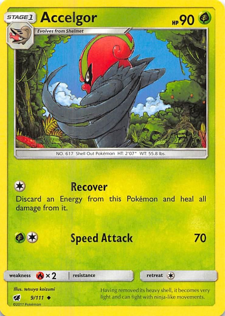 PSA 10 Accelgor Fates Collide graded Pokémon card