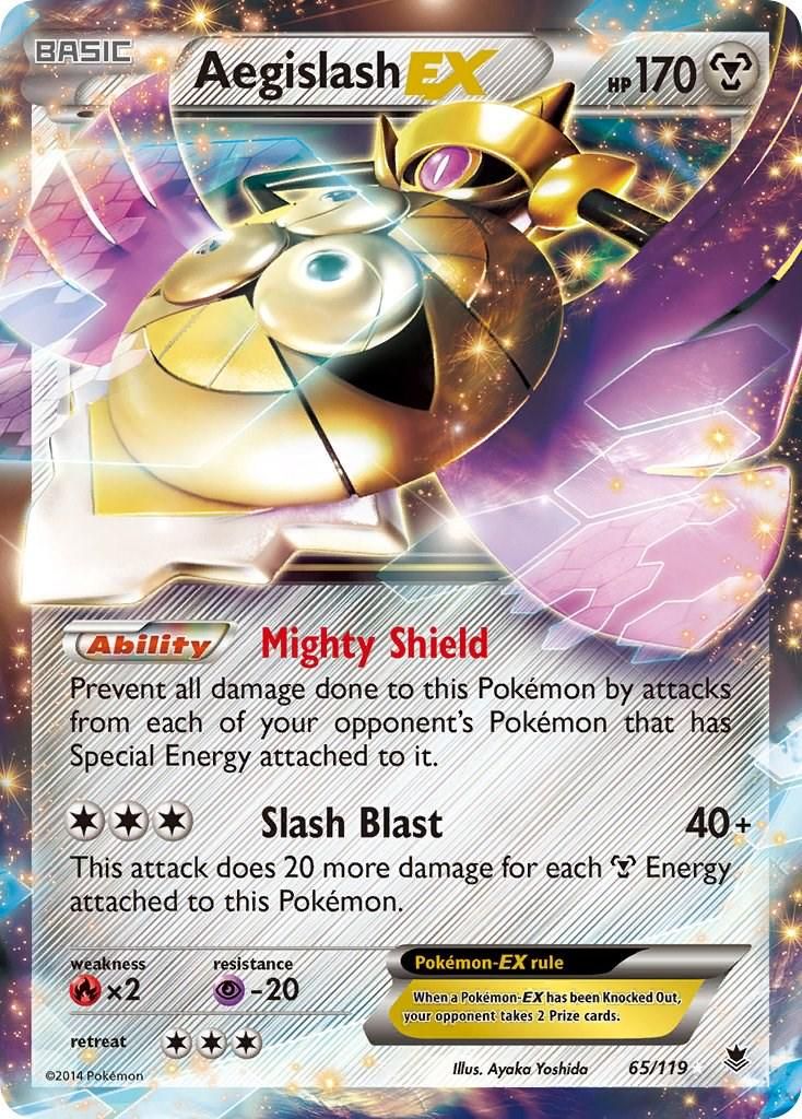 PSA 10 Aegislash Phantom Forces graded Pokémon card