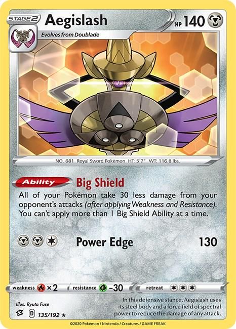 PSA 10 Aegislash Rebel Clash graded Pokémon card
