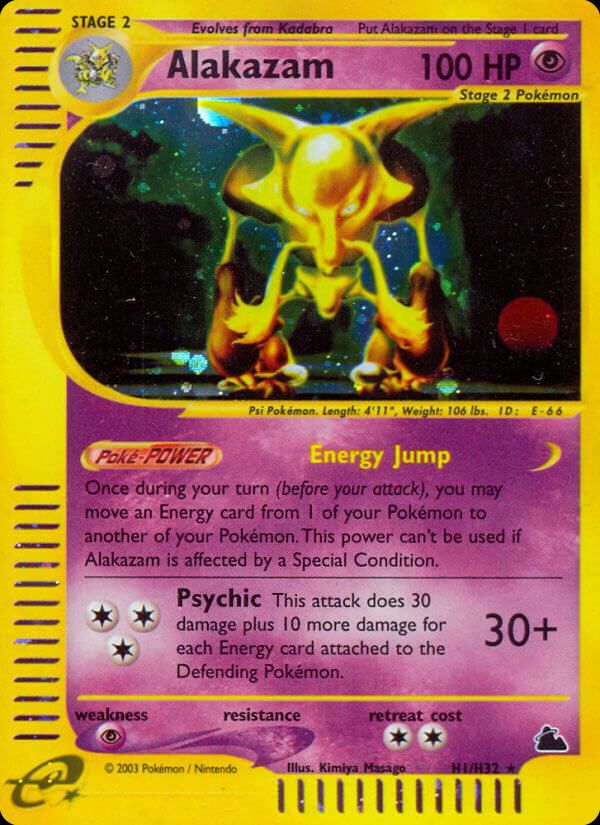 PSA 10 Alakazam Skyridge graded Pokémon card