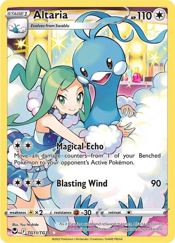 PSA 10 Altaria Silver Tempest Trainer Gallery graded Pokémon card