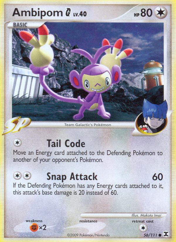 PSA 10 Ambipom Rising Rivals graded Pokémon card