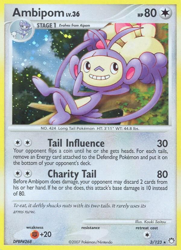 PSA 10 Ambipom Mysterious Treasures graded Pokémon card