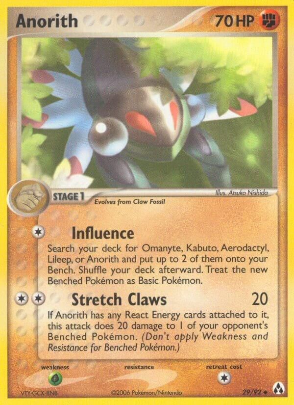 PSA 10 Anorith EX Legend Maker graded Pokémon card