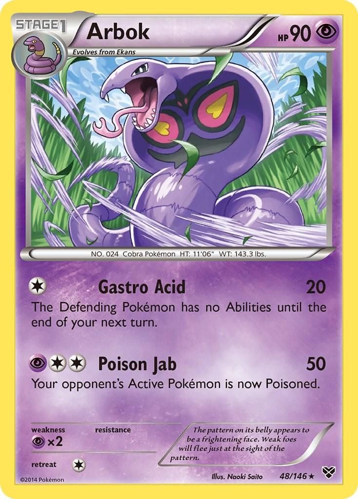 PSA 10 Arbok BREAK XY Evolutions graded Pokémon card