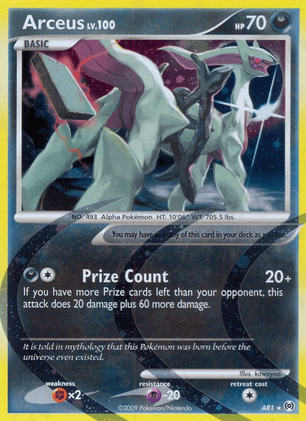 PSA 10 Arceus Arceus graded Pokémon card