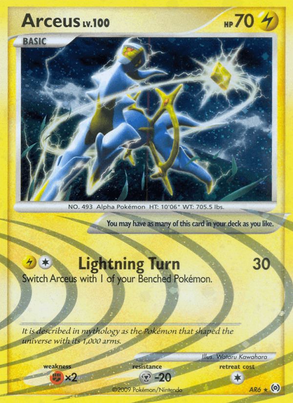 PSA 10 Arceus Arceus graded Pokémon card