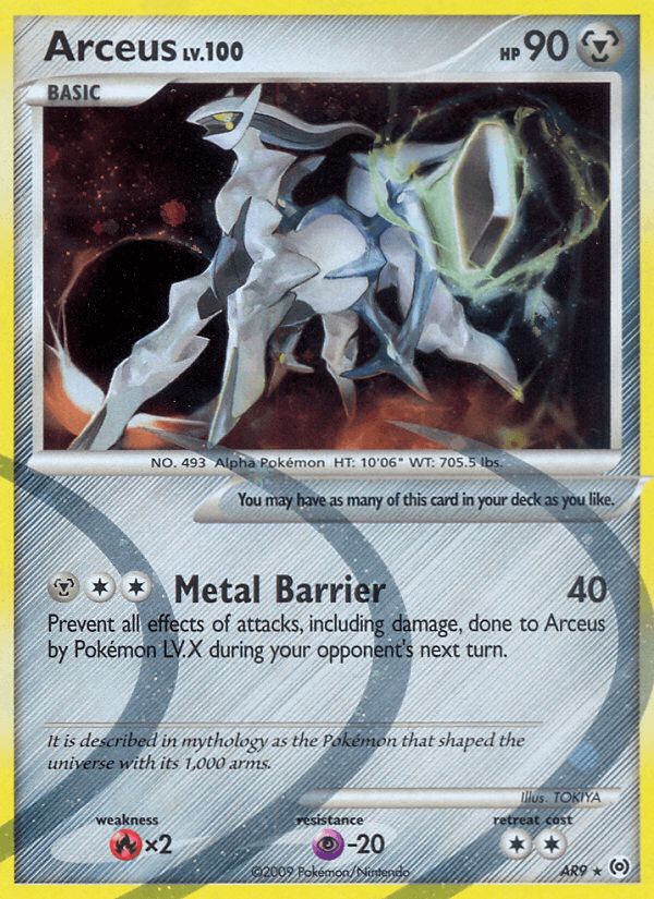 PSA 10 Arceus Arceus graded Pokémon card