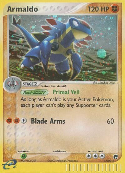 PSA 10 Armaldo Celestial Storm graded Pokémon card