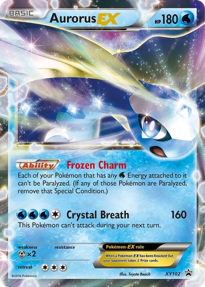 PSA 10 Aurorus XY Black Star Promos graded Pokémon card