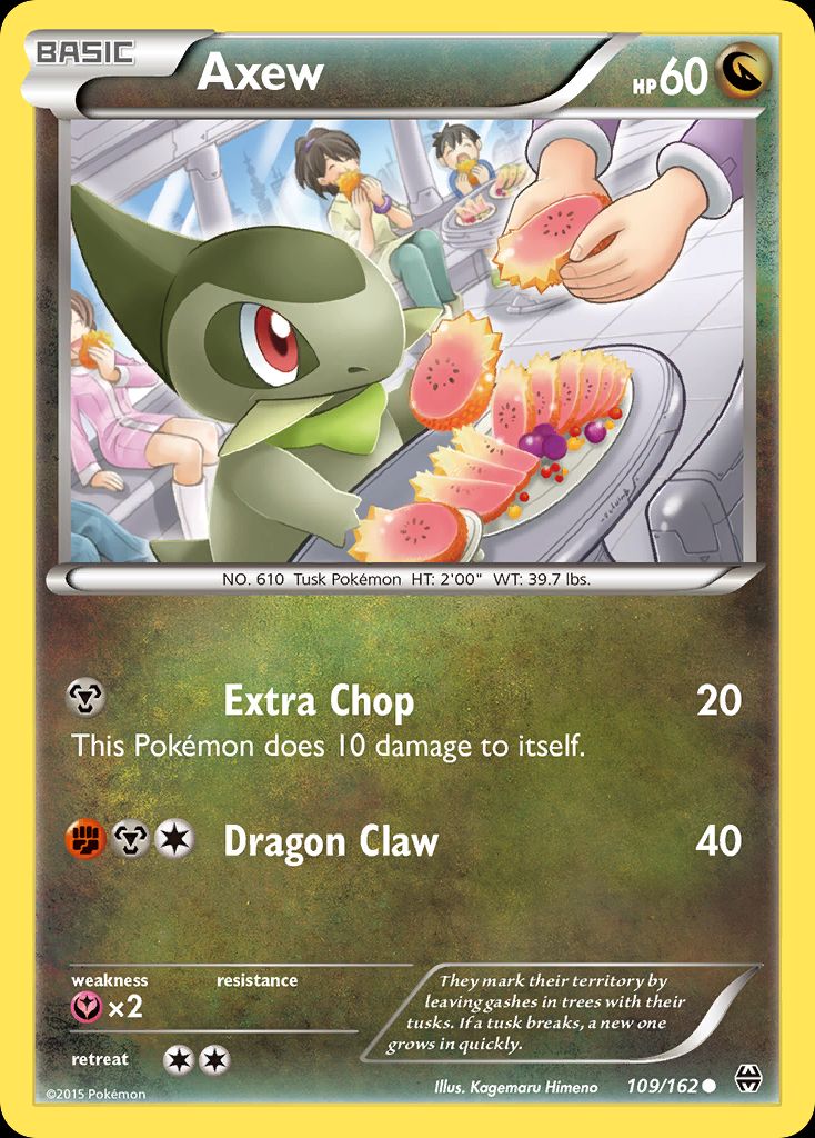 PSA 10 Axew Legendary Treasures graded Pokémon card