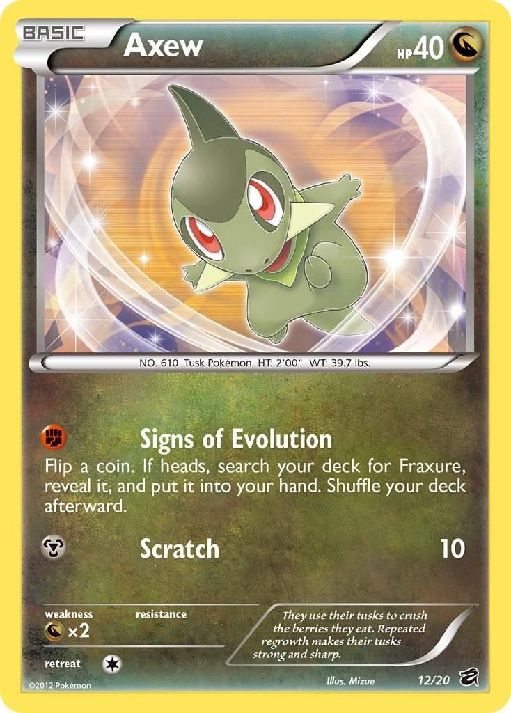 PSA 10 Axew Dragon Vault graded Pokémon card