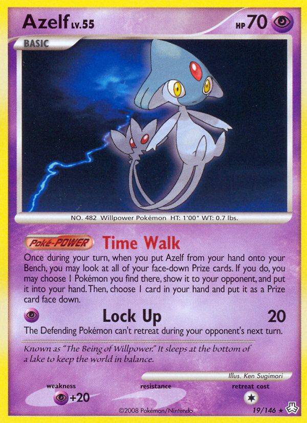 PSA 10 Azelf Legends Awakened graded Pokémon card