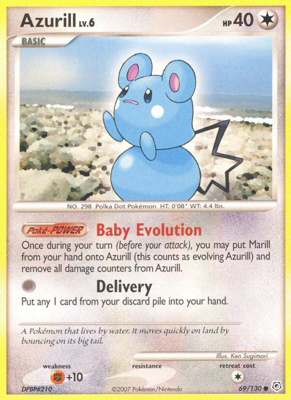 PSA 10 Azurill EX Dragon graded Pokémon card