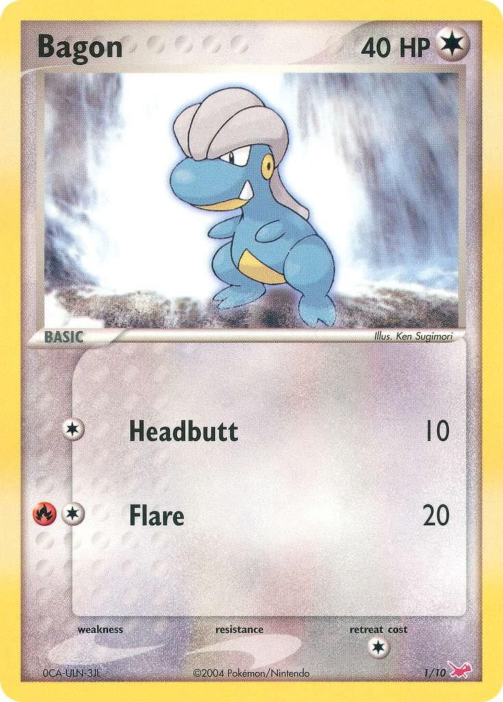 PSA 10 Bagon EX Emerald graded Pokémon card