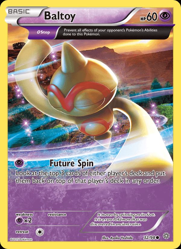 PSA 10 Baltoy Ancient Origins graded Pokémon card