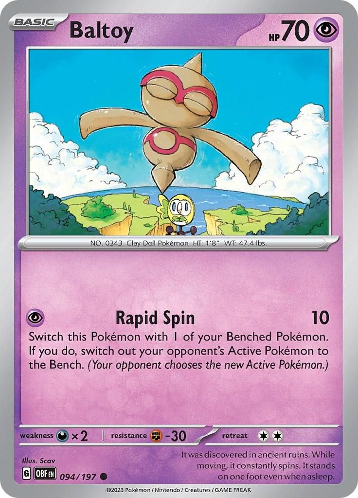 PSA 10 Baltoy Chilling Reign graded Pokémon card