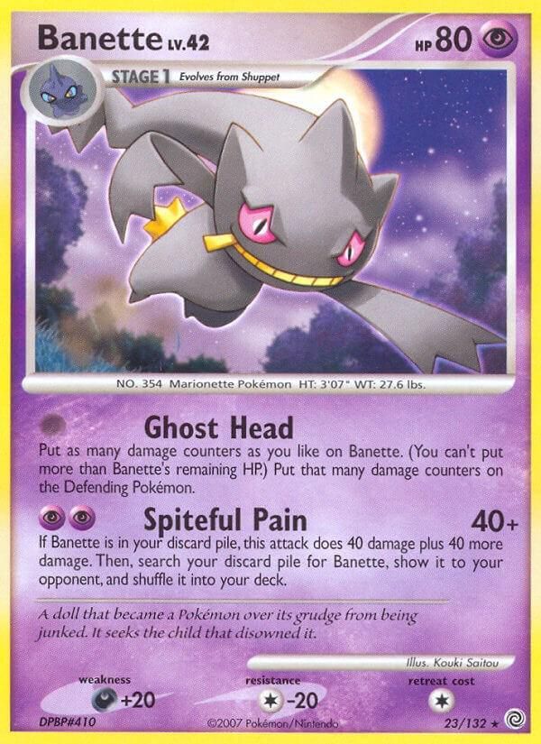 PSA 10 Banette Secret Wonders graded Pokémon card