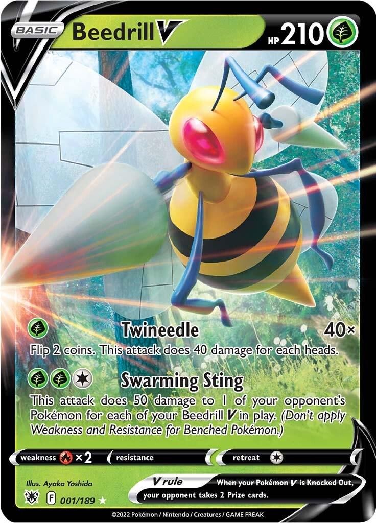 PSA 10 Beedrill V Astral Radiance Alternate Full Art graded Pokémon card