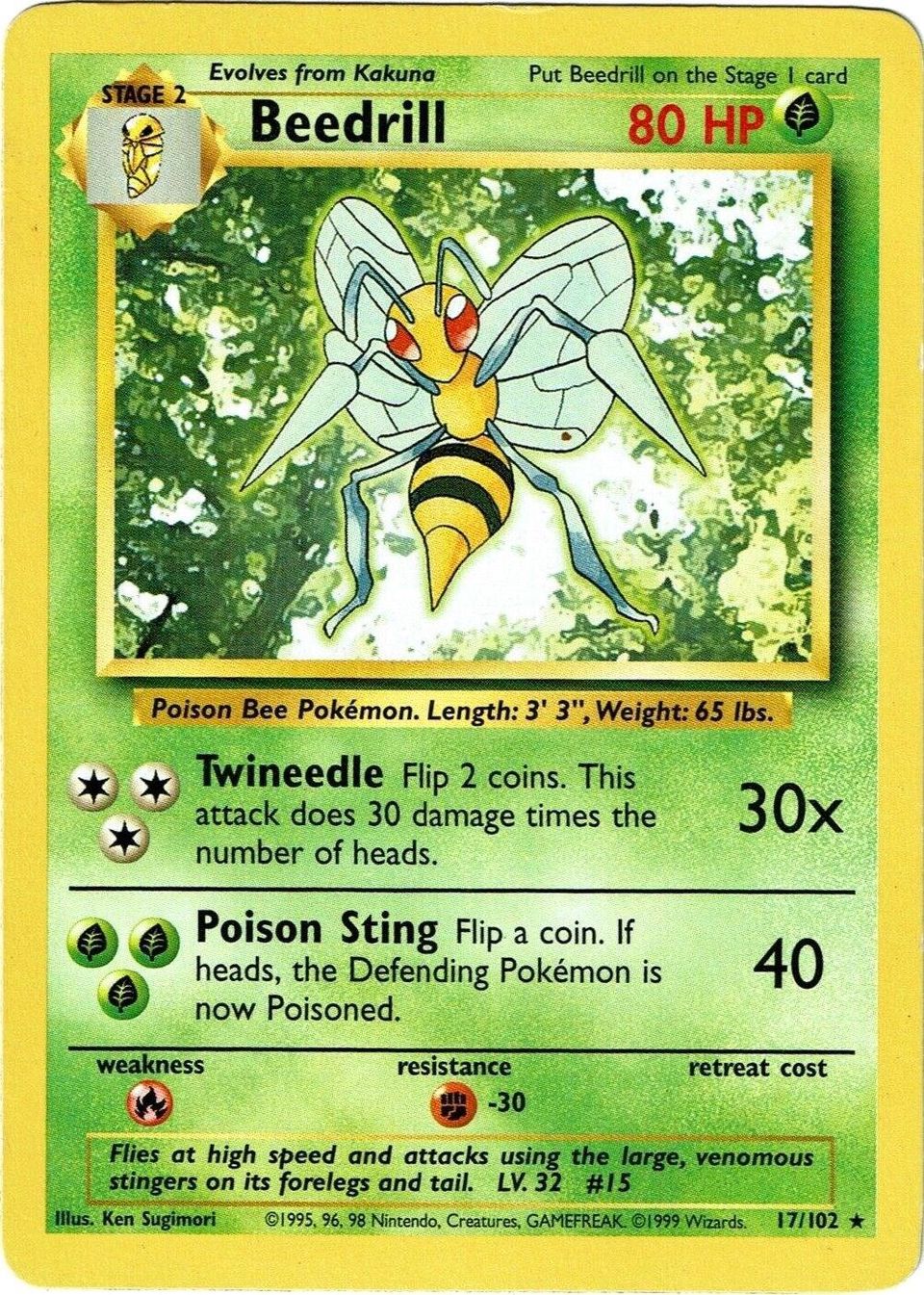 PSA 10 Beedrill Expedition Base Set graded Pokémon card