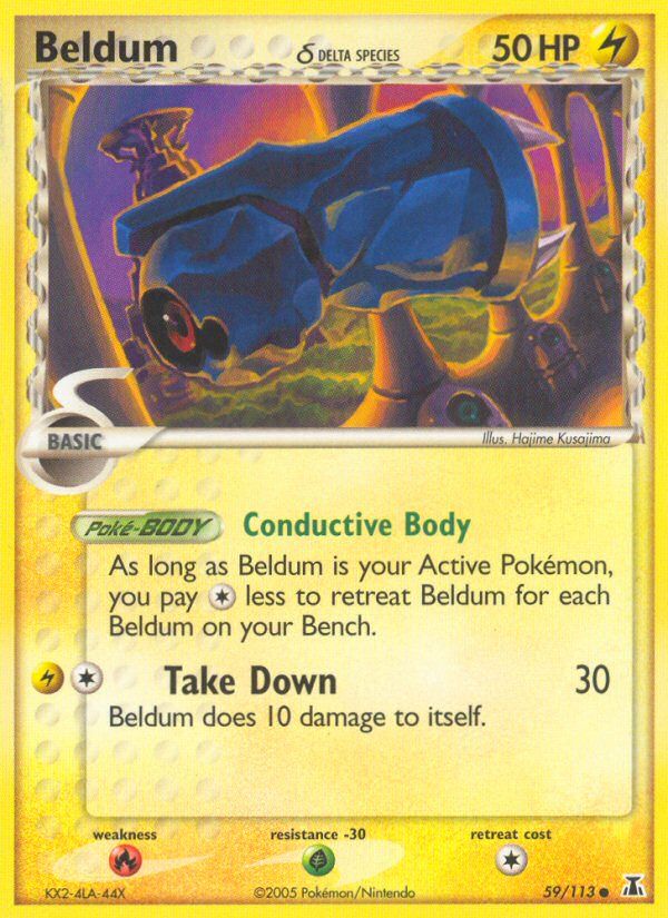 PSA 10 Beldum Dragon Frontiers graded Pokémon card