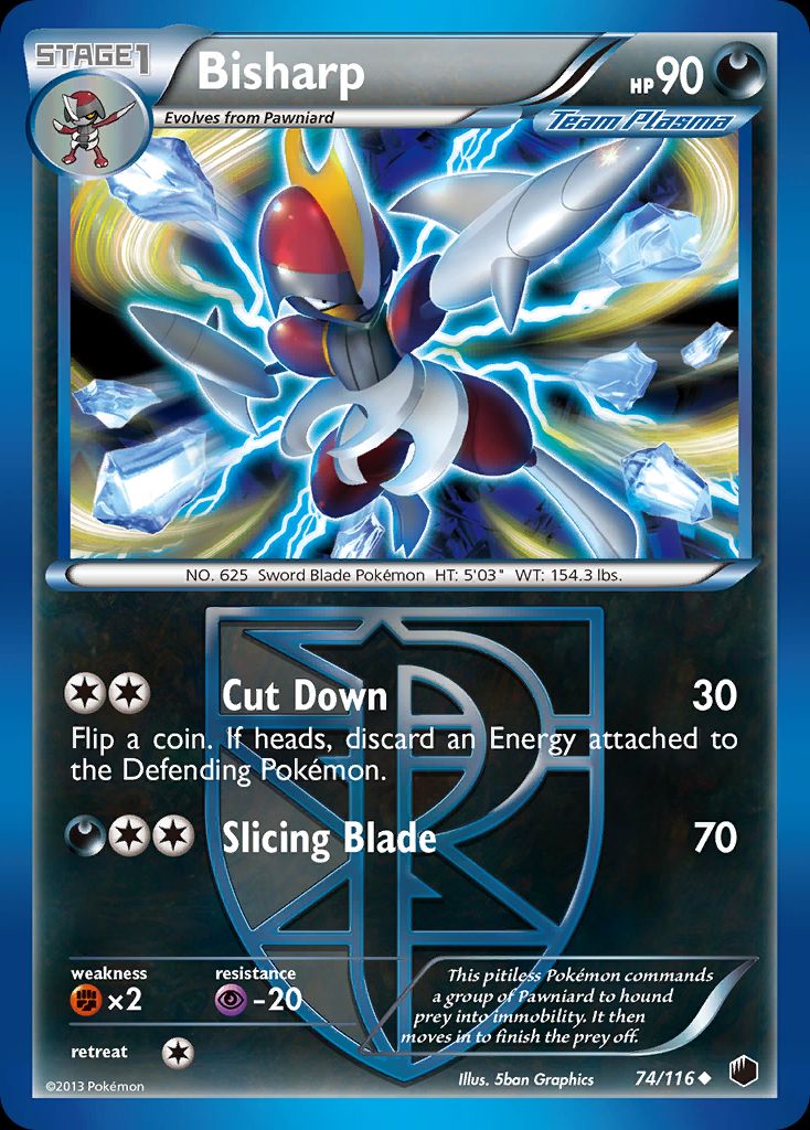 PSA 10 Bisharp Plasma Storm graded Pokémon card