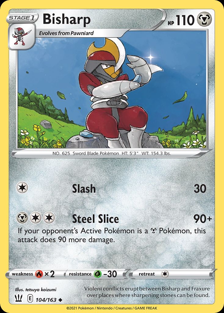 PSA 10 Bisharp Chilling Reign graded Pokémon card