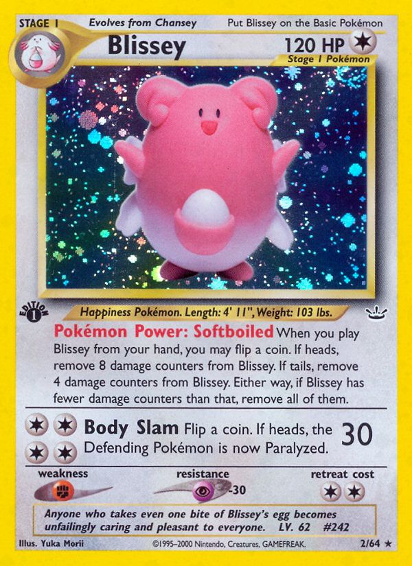 PSA 10 Blissey Neo Revelation graded Pokémon card