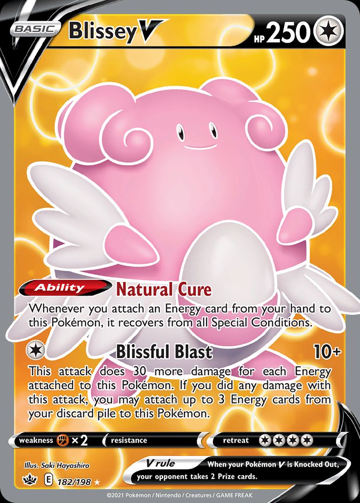 PSA 10 Blissey Chilling Reign graded Pokémon card