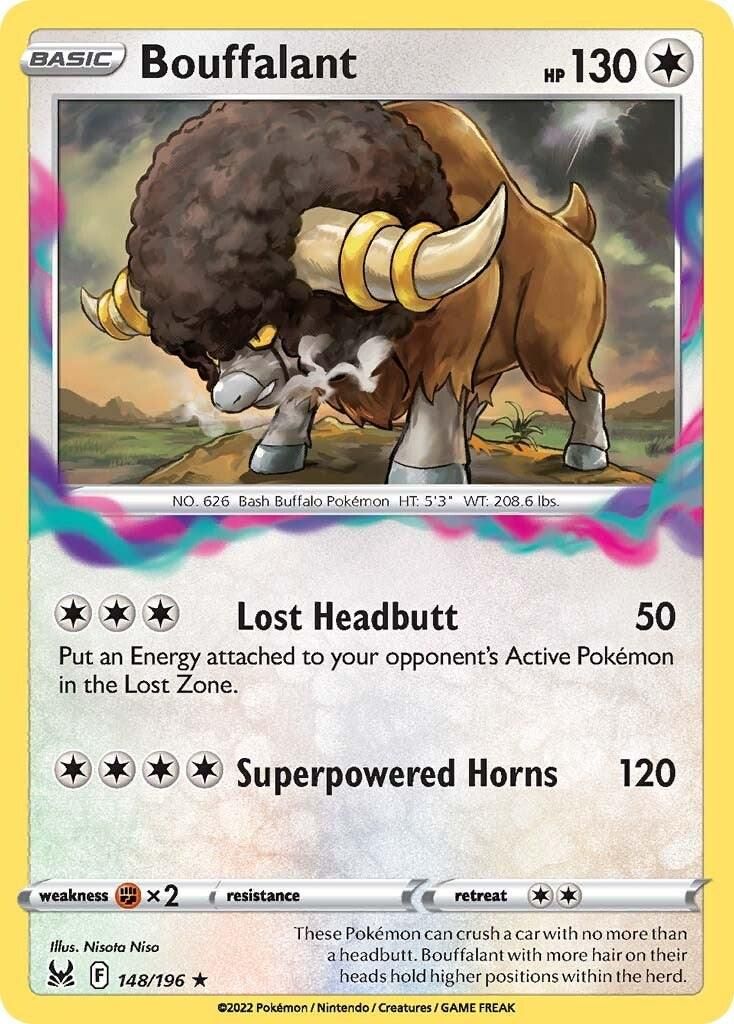 PSA 10 Bouffalant Chilling Reign graded Pokémon card