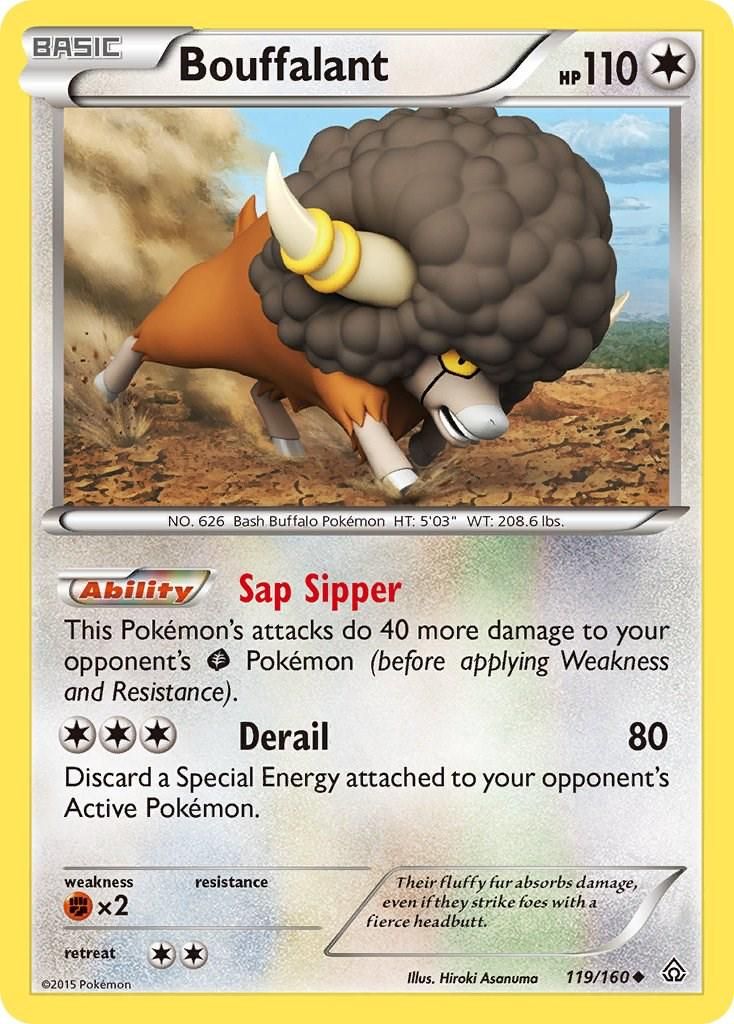 PSA 10 Bouffalant Boundaries Crossed graded Pokémon card