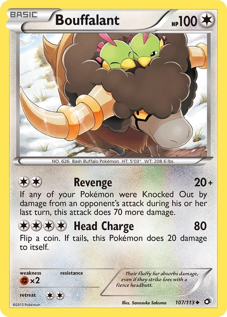 PSA 10 Bouffalant Legendary Treasures graded Pokémon card