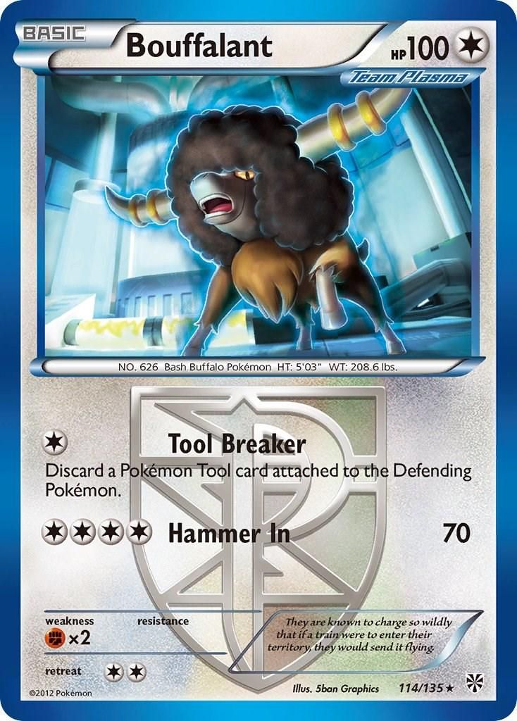 PSA 10 Bouffalant Plasma Storm graded Pokémon card