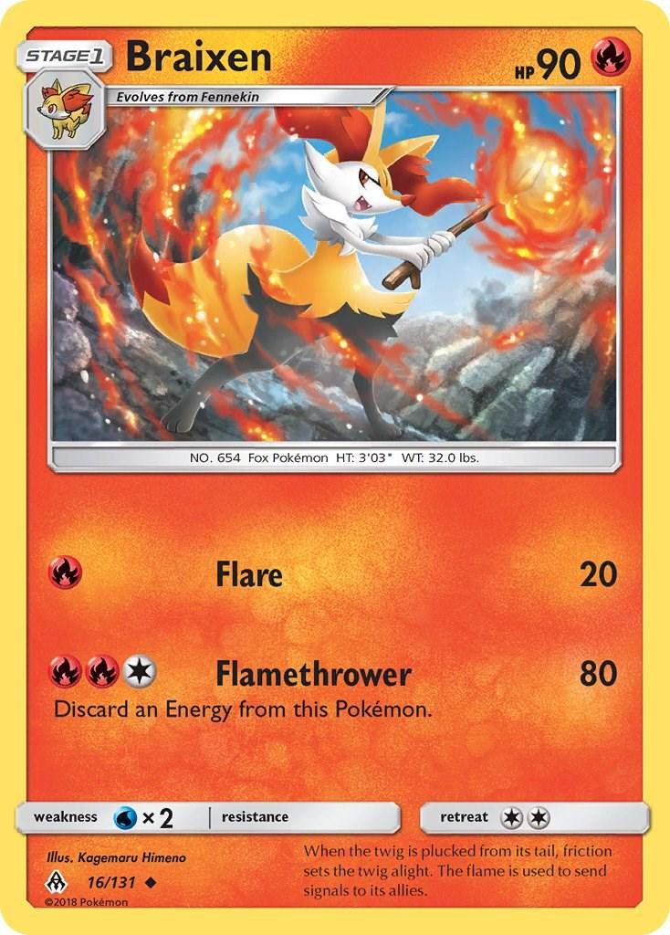 PSA 10 Braixen Steam Siege graded Pokémon card