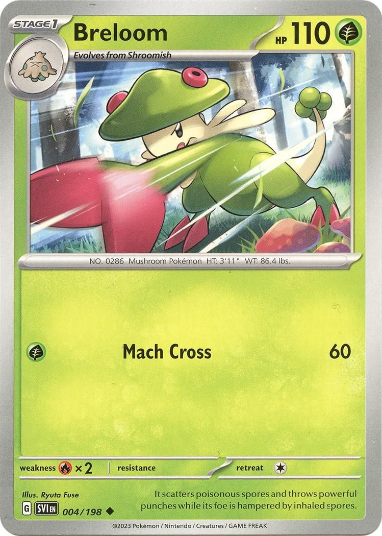 PSA 10 Breloom Scarlet & Violet graded Pokémon card