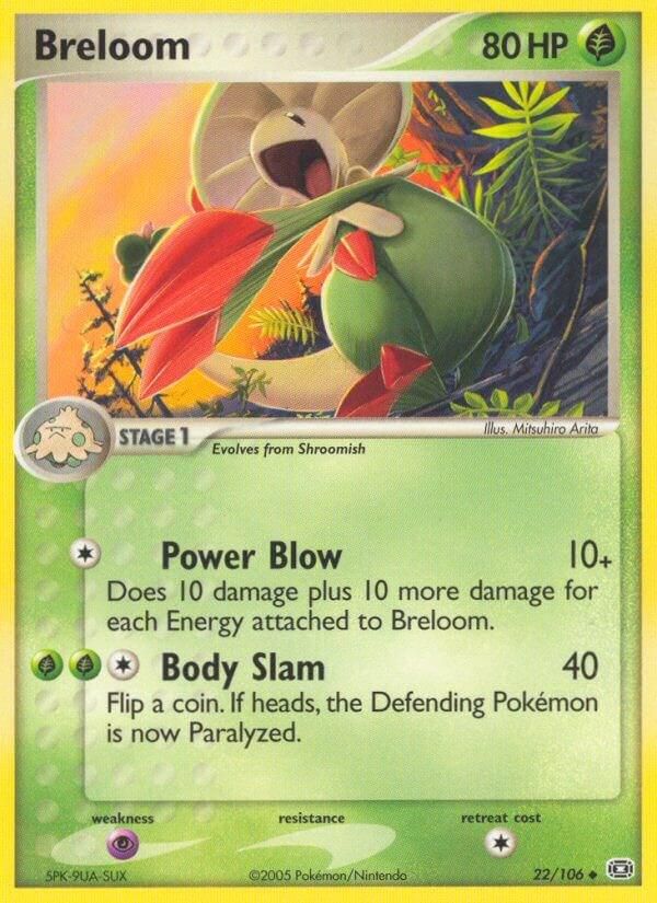 PSA 10 Breloom EX Emerald graded Pokémon card