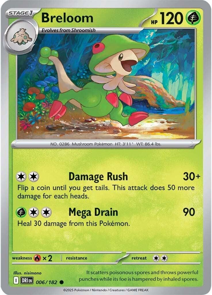 PSA 10 Breloom Stormfront graded Pokémon card